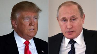 Tổng thống Mỹ Donald Trump và người đồng cấp Nga Vladimir Putin.