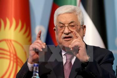 Tổng thống Palestine Mahmoud Abbas.