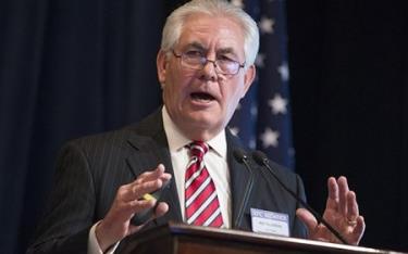 Ngoại trưởng Mỹ Rex Tillerson.