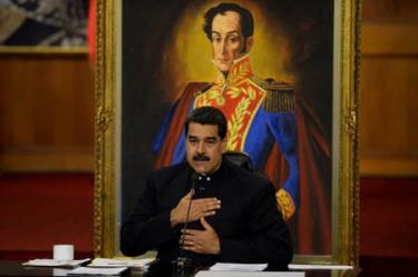 Tổng thống Venezuela Nicolas Maduro.