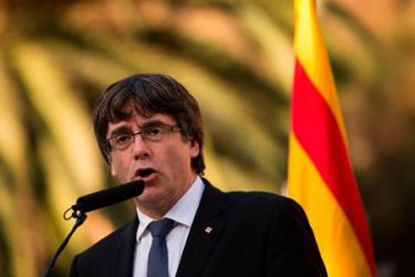 Thủ hiến Catalonia Carles Puigdemont.