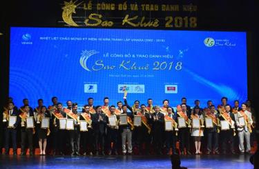 Lễ công bố và vinh danh Danh hiệu Sao Khuê 2018.