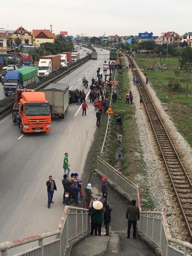 Hiện trường vụ tai nạn