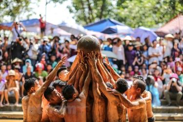 Lễ hội cầu bùn Bắc Giang 2018. (Ảnh chỉ mang tính minh họa)