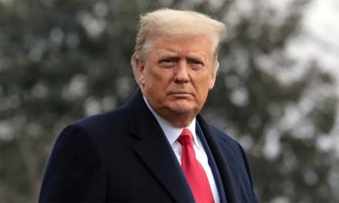 Tổng thống Mỹ Donald Trump tại Bãi cỏ phía Nam của Nhà Trắng, ngày 12/12.