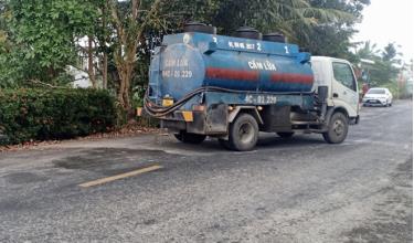 Hiện trường vụ tai nạn.