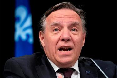 Ông Francois Legault, Thủ hiến Quebec.