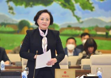 Bộ trưởng Bộ Nội vụ Phạm Thị Thanh Trà.