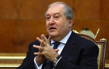 Tổng thống Armenia Armen Sarkissian.