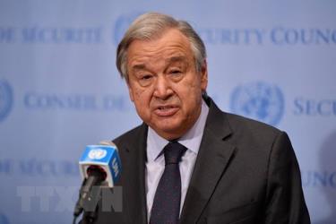 Tổng Thư ký Liên hợp quốc Antonio Guterres. (Ảnh: AFP/TTXVN)