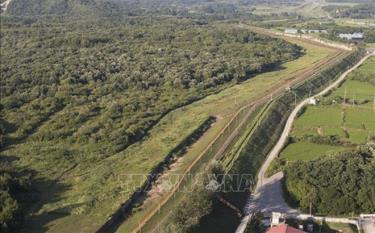 Quang cảnh khu phi quân sự liên Triều (DMZ) tại Cheorwon, tỉnh Gangwon, Hàn Quốc.