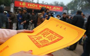 Lễ hội Khai ấn Đền Trần diễn ra từ ngày 1 đến 6/2.