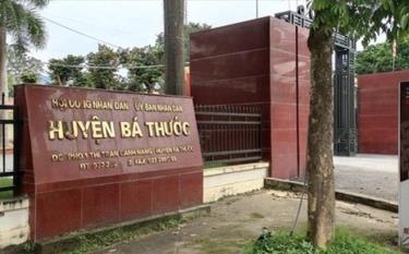 Trụ sở UBND huyện Bá Thước