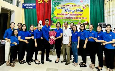 At the ceremony to launch the model of the happy youth union at the Yen Bai province’s Centre for Social Work and Social Protection.