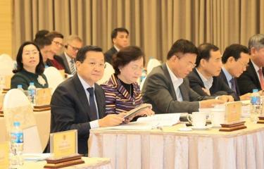 Phó Thủ tướng Chính phủ Lê Minh Khái và các đại biểu dự Hội nghị