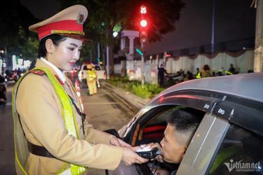 Lực lượng CSGT sẽ tập trung kiểm soát vi phạm nồng độ cồn