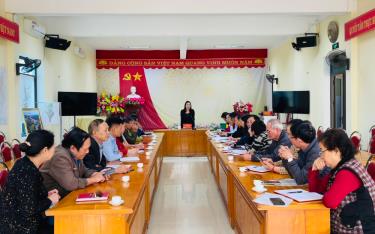 Đảng bộ phường Đồng Tâm, thành phố Yên Bái họp thống nhất xây dựng và triển khai thực hiện phương án phân loại tại nguồn trên địa bàn.