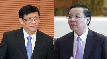 Ông Nguyễn Thanh Long và Chu Ngọc Anh.