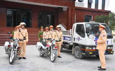 Công an huyện Lục Yên ra quân triển khai kế hoạch cao điểm tấn công trấn áp tội phạm, đảm bảo an ninh trật tự trước, trong và sau tết Nguyên đán Giáp Thìn 2024.