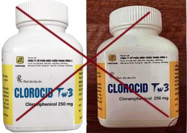 2 loại thuốc Tetracyclin TW3 và Clorocid TW3 bị cấm buôn bán, kinh doanh, sử dụng trên địa bàn tỉnh Yên Bái.