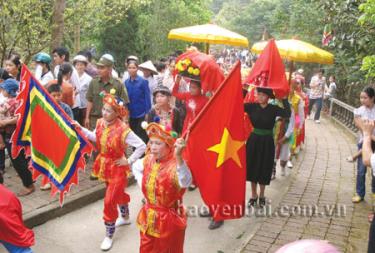 Lễ hội đền Đại Cại.
(Ảnh: Đức Toàn)