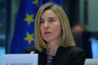 Bà Federica Mogherini.