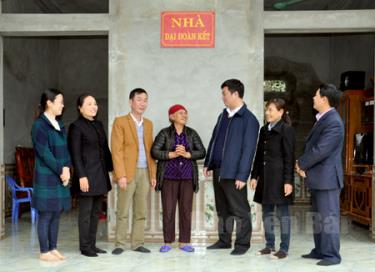 Ngôi nhà Đại đoàn kết vừa được hoàn thành cuối năm 2016 của gia đình bà Trương Thị Bằng, thôn Đồng Nếp, xã Đại Minh.