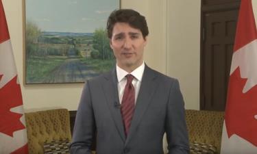 Thủ tướng Canada Justin Trudeau gửi lời chúc mừng năm mới trên mạng xã hội Weibo của Trung Quốc.