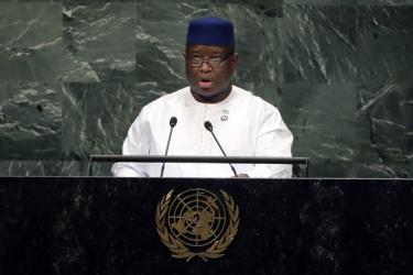 Tổng thống Sierra Leone Julius Maada Bio.