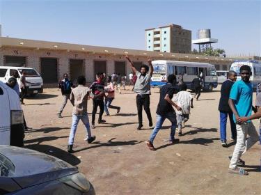 Người biểu tình phản đối Chính phủ tại Khartoum, Sudan, ngày 13/1/2019.