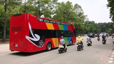 Các tuyến bus 2 tầng sẽ đưa đón các phóng viên tác nghiệp tại sự kiện. Ảnh minh họa.