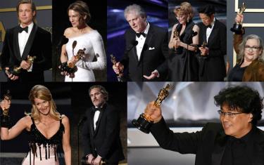 Các nghệ sĩ nhận tượng vàng Oscar lần thứ 92.