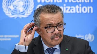 Tổng giám đốc Tổ chức Y tế Thế giới Tedros Adhanom Ghebreyesus.