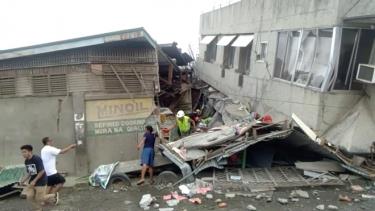 Một trận động đất tại Philippines.