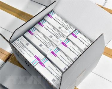 Lô vắcxin ngừa COVID-19 của hãng AstraZeneca.