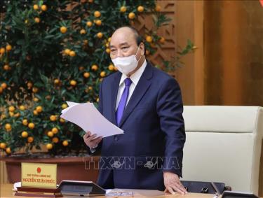 Thủ tướng Nguyễn Xuân Phúc phát biểu chỉ đạo
