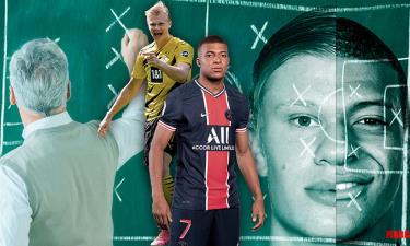 Mbappe và Haaland cùng được Zidane kỳ vọng trở thành hai siêu sao mới của bóng đá.