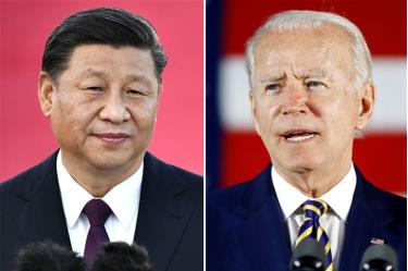 Tổng thống Mỹ Joe Biden và Chủ tịch Trung Quốc Tập Cận Bình.