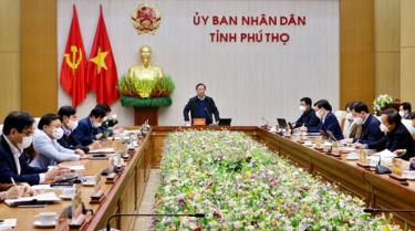 Cuộc họp về tổ chức Lễ hội Đền Hùng năm 2022 của tỉnh Phú Thọ