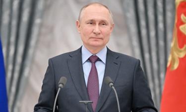 Tổng thống Putin họp báo tại thủ đô Moskva của Nga ngày 22/2.