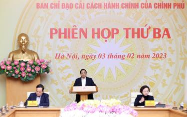 Thủ tướng họp Ban Chỉ đạo cải cách hành chính của Chính phủ