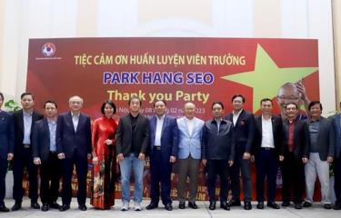 Hình ảnh bữa tiệc tri ân huấn luyện viên Park Hang-seo do VFF tổ chức.