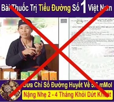 Ảnh quảng cáo thuốc tràn lan trên mạng xã hội - Ảnh chụp màn hình