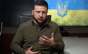 Tổng thống Ukraine Volodymyr Zelensky