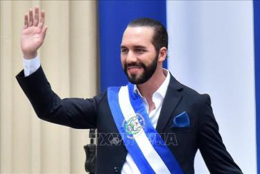 Tổng thống El Salvador Nayib Bukele tại lễ tuyên thệ nhậm chức ở San Salvador ngày 1/6/2019. Ảnh tư liệu