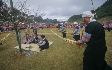 Người Mông vui hội ngày xuân. (Ảnh minh họa)