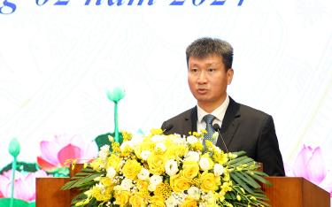 Chủ tịch UBND dafabet com Trần Huy Tuấn phát động phong trào thi đua yêu nước năm 2024.