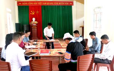 Một buổi sinh hoạt Chị bộ thôn Đồng Ruộng, xã Kiên Thành.