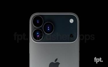 Ảnh dựng thiết kế cụm camera mới được cho là của iPhone 17 Pro.