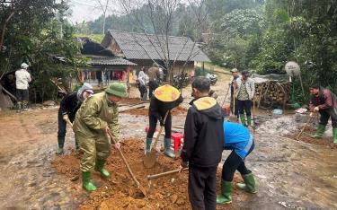 Hộ ông Đặng Quý Sơn ở thôn Tháp Cài, xã Viễn Sơn là hộ nghèo được hỗ trợ xây nhà mới năm 2025.